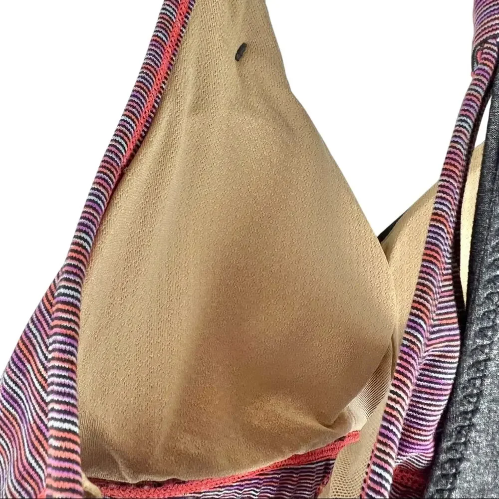 Lululemon Practice Freely Racerback Layered Tank 6 Deep Coal Built-in Bra